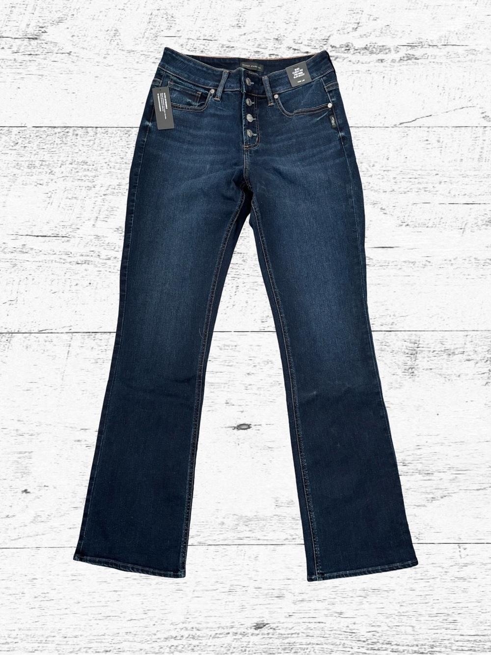 Silver Jeans Dark Indigo Bootcut Jeans
